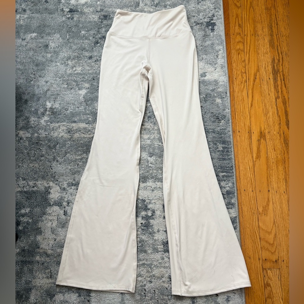 Madewell MWL Flex Flare Leggings, SZ Small, Color Tan/Cream- Harvest Moon - Picture 3 of 7